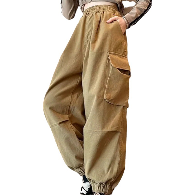 Girls' Pants Spring and Autumn 2023 New Korean Pants Large Children Loose Western Style All-match CArticle Pants Trendy Brand