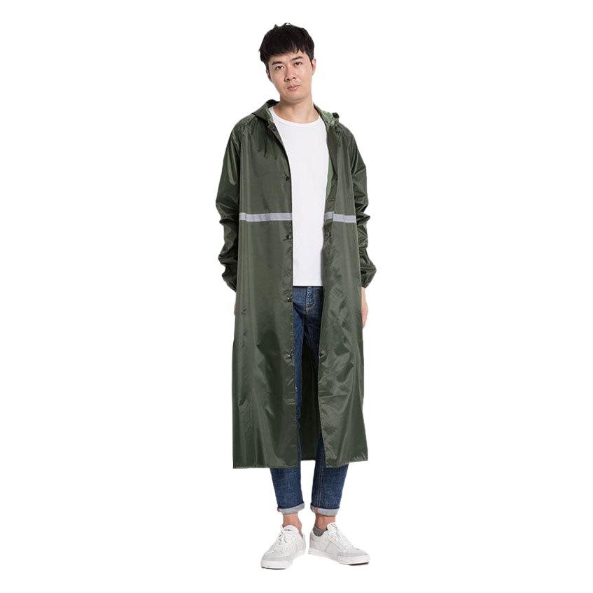 Factory wholesale thickened conjoined raincoat Oxford cloth long raincoat reflective raincoat labor protection raincoat can be sent on behalf