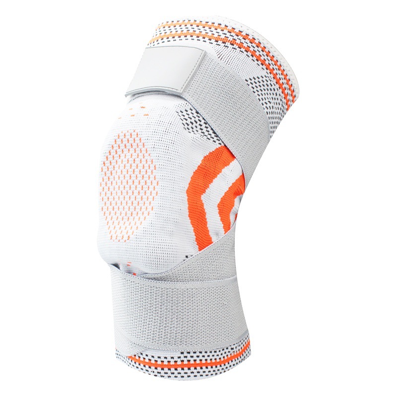 Outdoor sports summer pressurized silicone Spring Breathable knee pads mountaineering running basketball cycling knitted knee pads