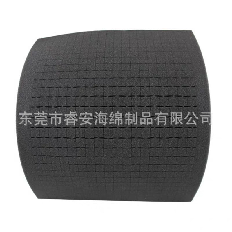 Shredded Plaid sponge gift box packaging small plaid sponge high density shockproof fixed universal Mesh sponge block