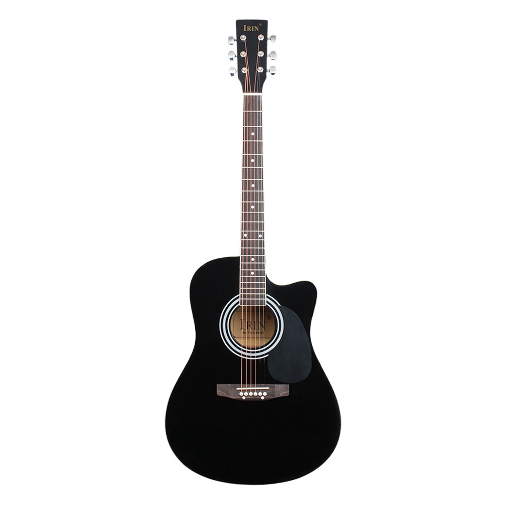 Wholesale IRIN41 inch Guitar Beginners Practice Missing Acoustic Guitar Students Beginner Wood Guitar suit