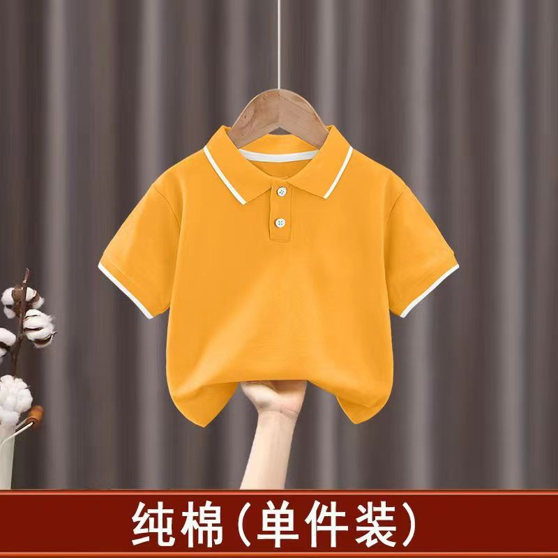 Picture of Children's Wear Boy's Cotton Short-sleeved POLO Shirt 2024 Summer New Mid-large Children's Baby Half-sleeved Children's Breathable T-shirt