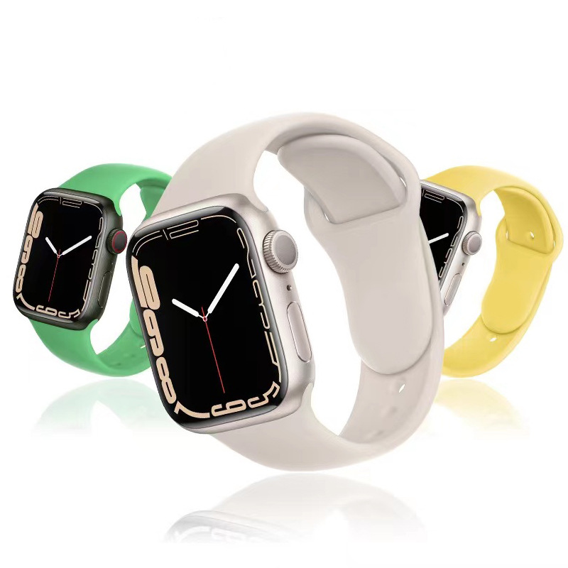 Picture of For AppleWatch Apple Silicone Strap iwatch1-9/SE Smart Watch Classic Sport Strap