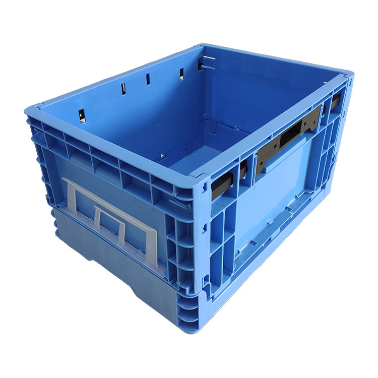 Plastic auto parts folding box EUO-4322 foldable box logistics EU box 400*300*230 folding plastic box