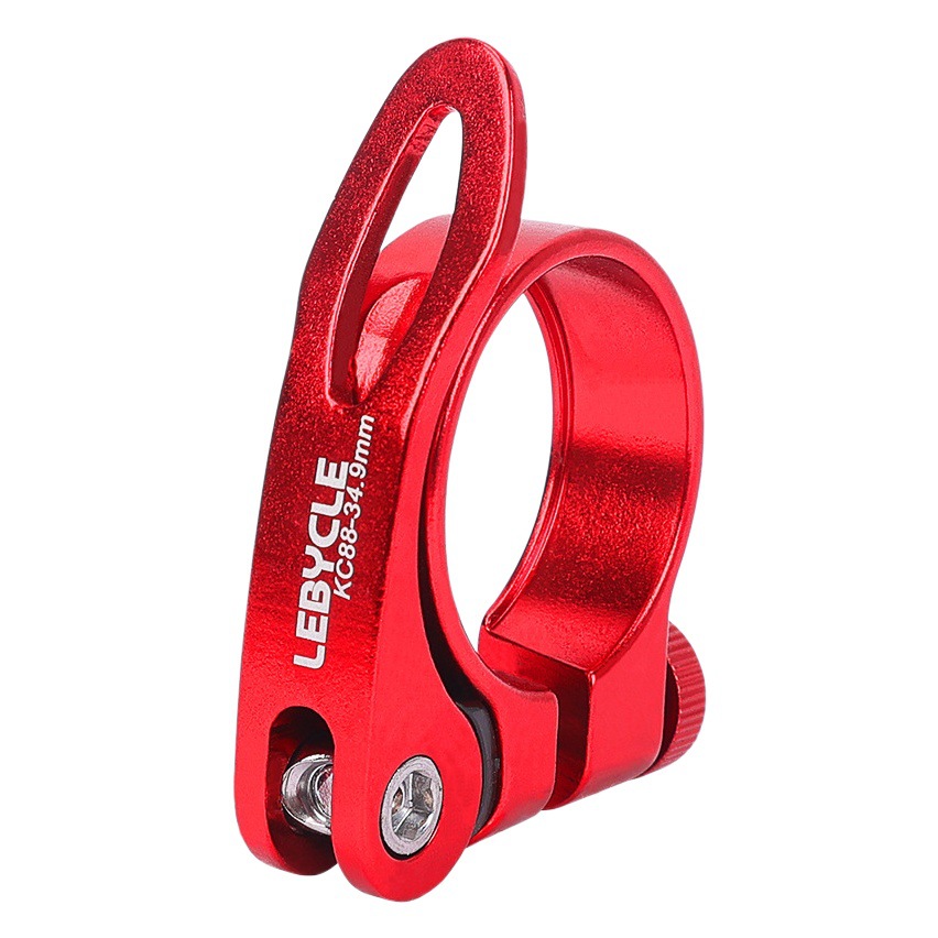 Mountain Bike Quick Release Seat Tube Clamp Road Bicycle 34.9mm Seat Tube Clamp Seat Cushion Lock Seat Post Fixed Buckle
