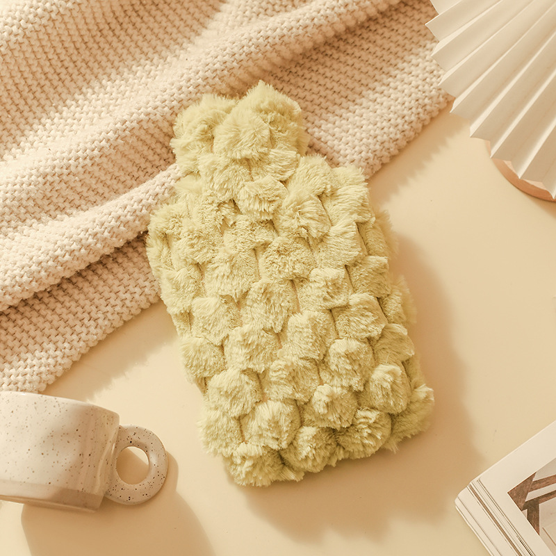 Picture of Water-Filled Hot Water Bag Large Plush Cute Hand Warmer Bag for Women to Apply on Belly, Cervical Spine and Quilt, Special Hot Water Bag Hand Warmer
