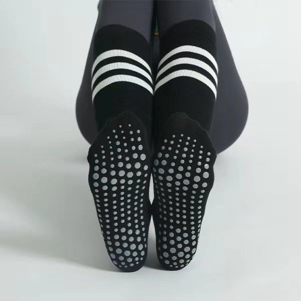 Picture of Professional yoga socks fitness dance ballet Pilates floor socks classic long striped dispensing non-slip yoga socks