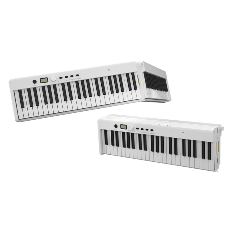 Portable Folding Electronic Piano 88 Keys Thickened Midi Keyboard Bluetooth Rechargeable 88 Keys Bluetooth Connection