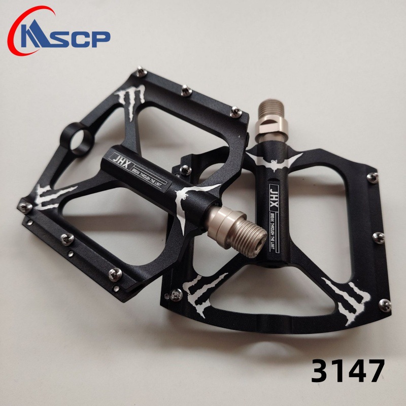 3147 mountain bike pedal bicycle pedal Peilin non-slip aluminum alloy riding pedal bicycle accessories