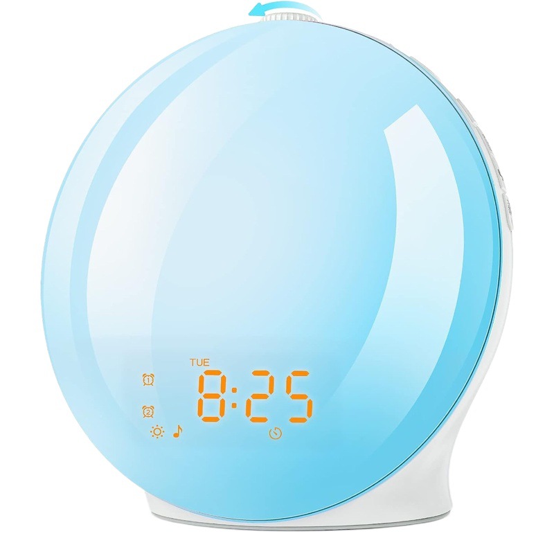 Amazon BS half screen Aurora colorful bedside sleeping atmosphere light simulation sunrise and sunset natural wake-up light music