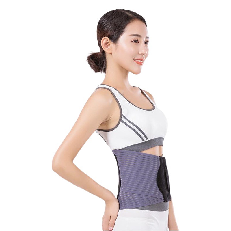 Spot steel plate Belt Fitness health support airbag compression belt lumbar fixed belt breathable waist wholesale