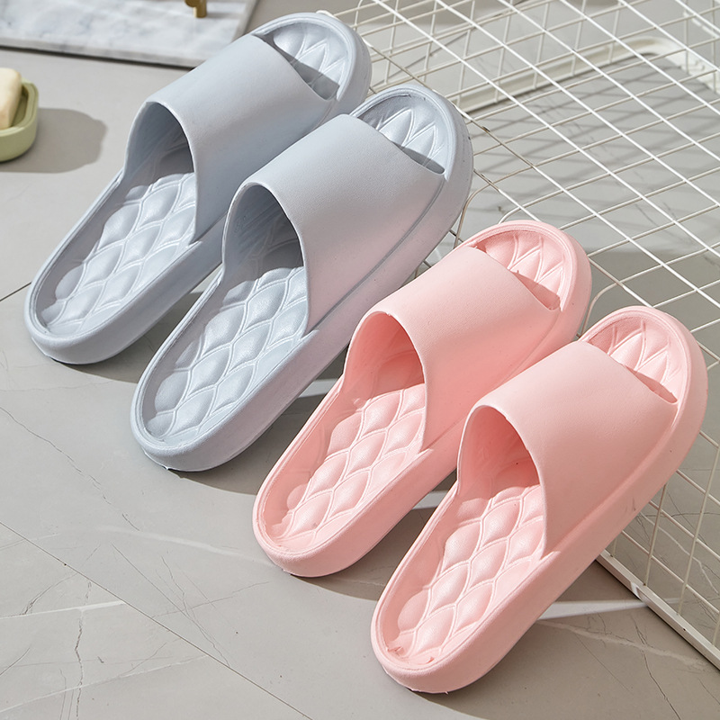 Summer Outdoor Slippers for Women, Thick-Soled Bathroom Non-Slip Home Indoor Slippers, Eva Sandals for Men