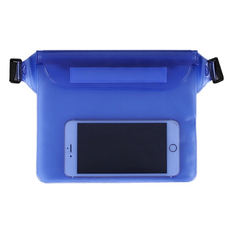 Cross-border large mobile phone waterproof bag crossbody swimming waterproof waist bag pvc drifting outdoor sealed transparent touch screen