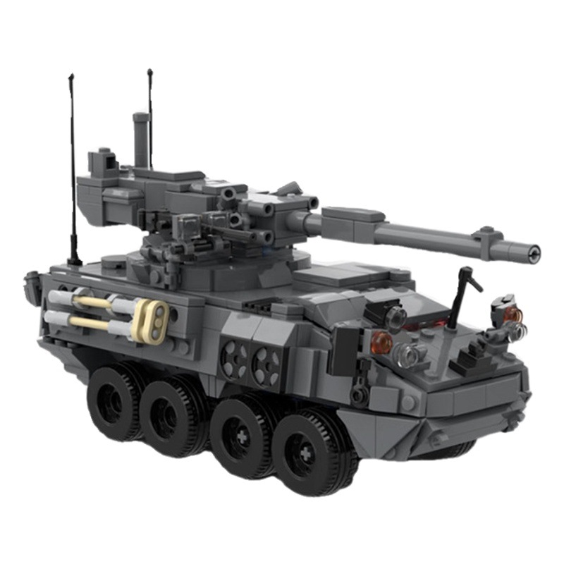 MOC-162081 compatible with Lego M1128 armored vehicle model diy assembling educational building blocks toys for children and boys