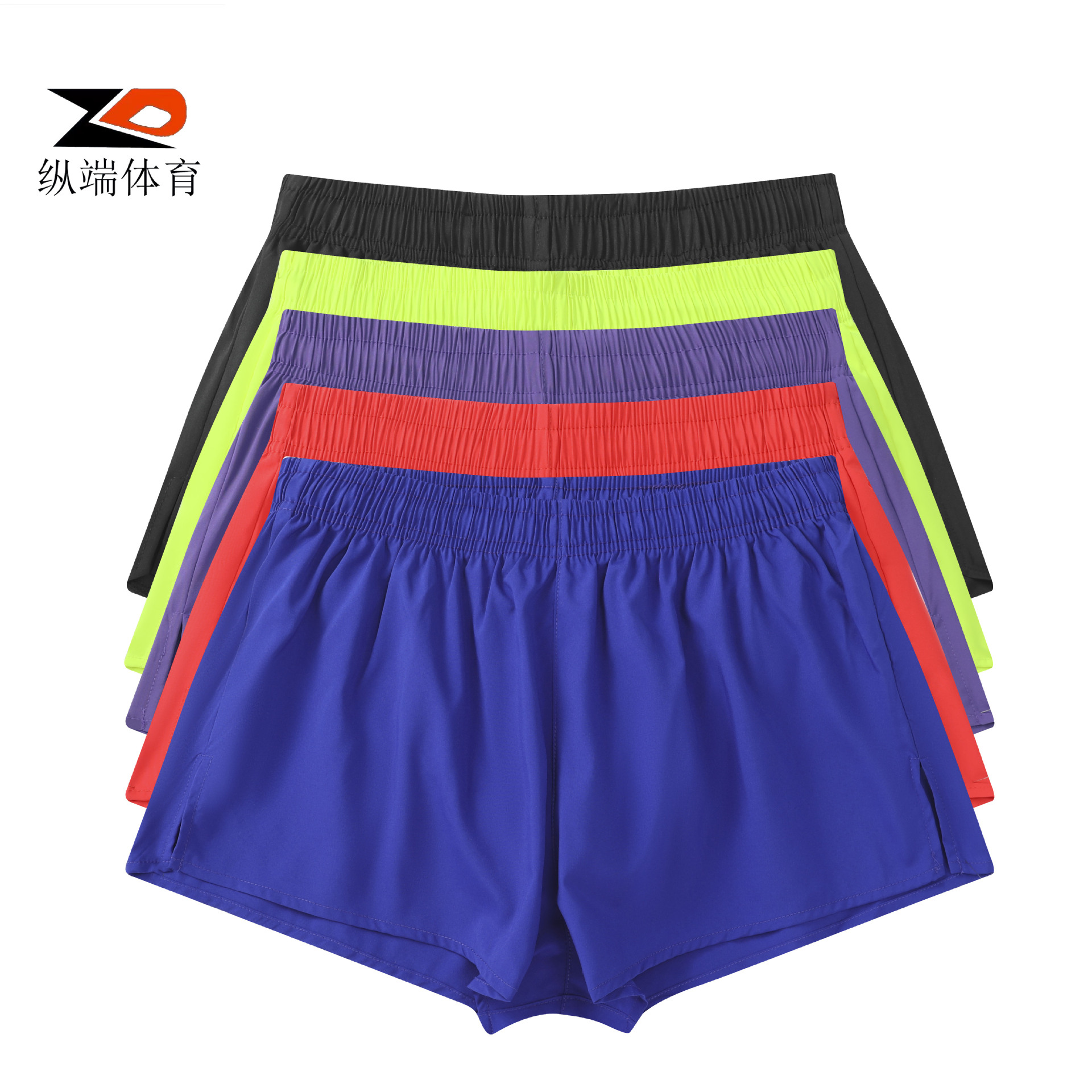 Marathon Three-point Running Shorts Sports Track and Field Training Quick-drying Anti-walking Fitness Shorts