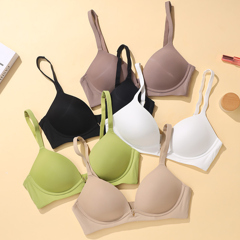 Women's Underwear Without Steel Rings Women's Gather Anti-sagging Small Chest Not Empty Cup Traceless Bra Autumn Bra Women's Wholesale