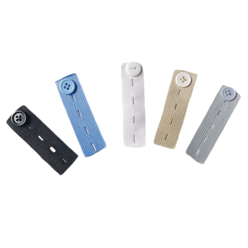 Picture of Original elastic waist extension buckle pregnant women fat men's pants adjustable change pants extender