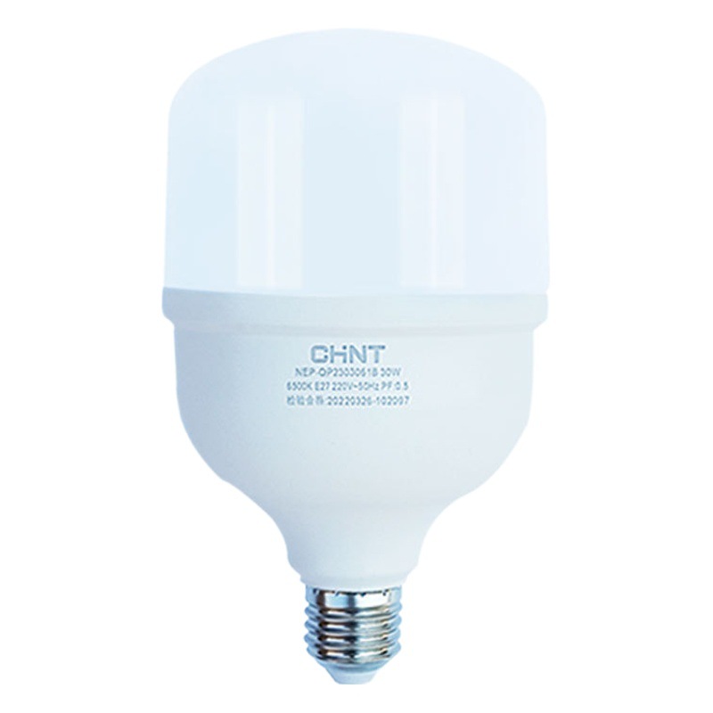 Chint Lighting Led Bulb Household E27 Threaded Mouth Super Bright Energy-Saving Lamp Indoor White Light Full Tile High Power Bulb