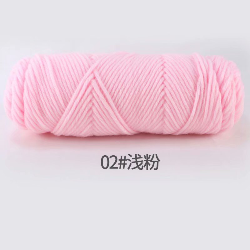 Picture of 8-Strand Lover's Cotton Yarn for Knitting Scarves, Multi-Strand Milk Cotton Baby Cotton Yarn for Knitting Hats and Coats by Hand