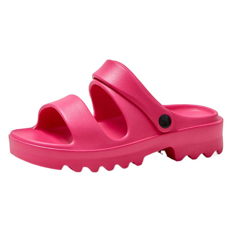 2025 Cross-border New Casual Two-wear 5CM Thick-soled European and American Ins Sandals and Slippers Women's Outer Wear Height-increasing Wear-resistant Women's Shoes