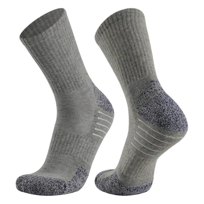 Factory Supply Socks Direct Supply Thickened Towel Bottom Men's Running Sports Socks Sweat-Absorbent Breathable Socks Women's Mid-Calf Basketball Socks