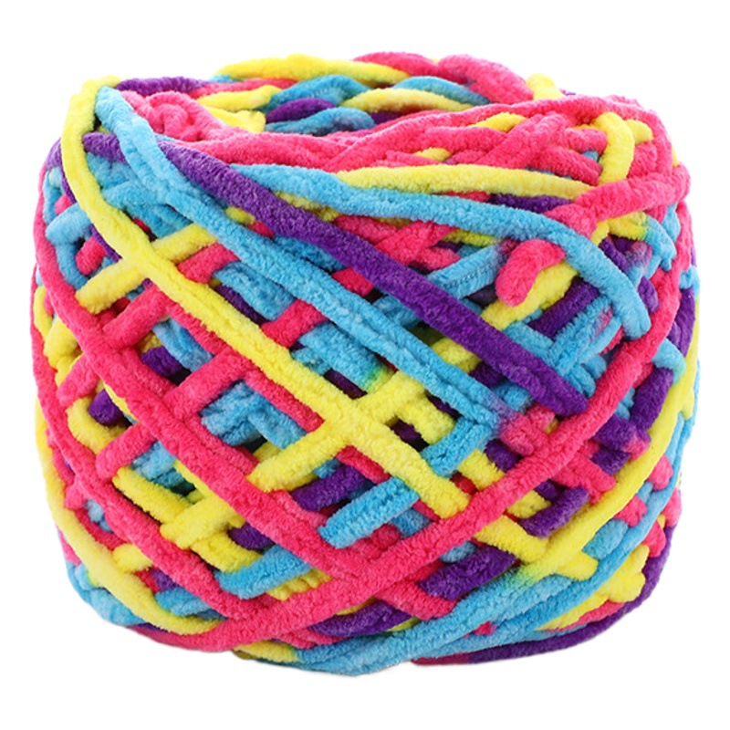 3.3 Two Small Ice Lines Hook Slippers Wool Weaving Scarf Line DIY Hand-woven Cushion Blanket Material Line