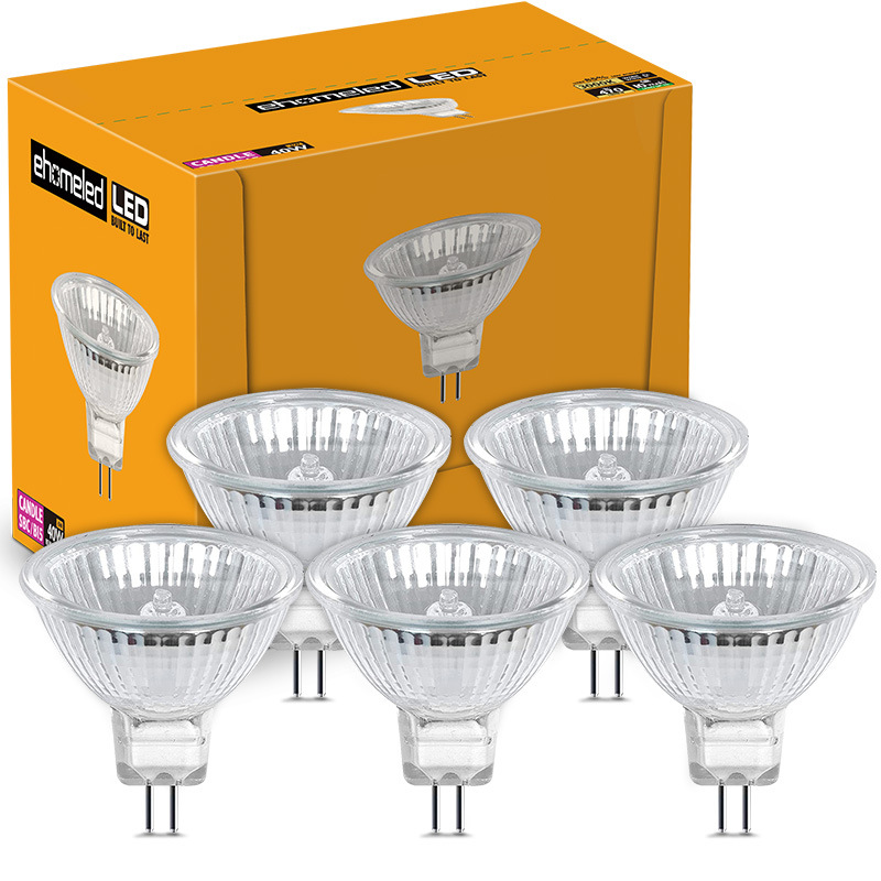 Picture of Cross-Border Supply Halogen Lamp Cup Mr16 12V 35W50W Gu 0.27kg Pin Track Light Spotlight Low Voltage
