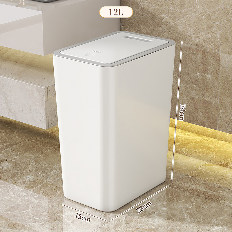Picture of Trash Can with Lid, Household Toilet, Kitchen, Accessible Luxury, High-End Bathroom, Large Trash Can, Starting from One Piece