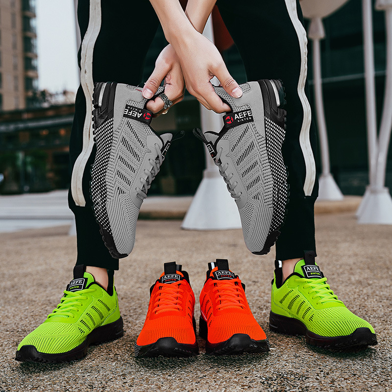 2025 Cross-Border New Men's Low-Top Large Size Breathable Casual Sports Shoes Trendyy Fashionable Lightweight Cut Out Running Shoes for Men