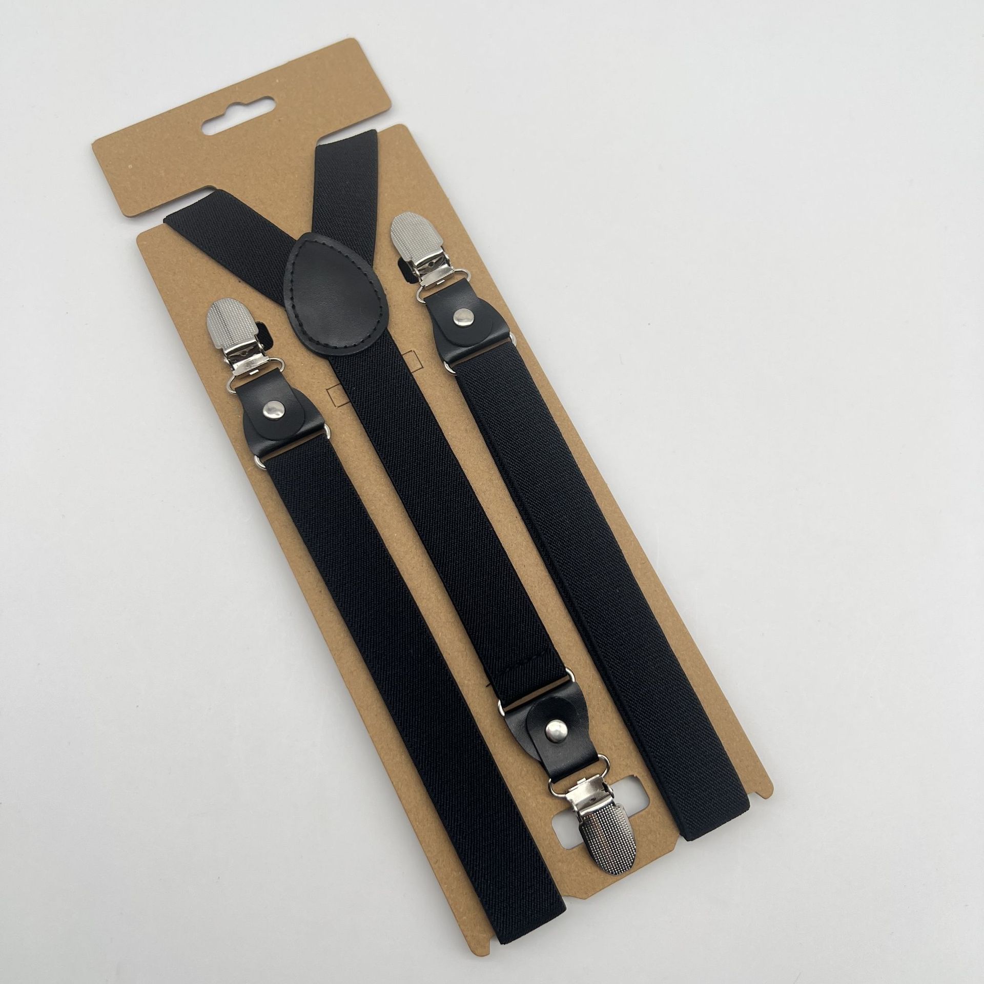 Picture of Cross-Border Supply 2.5cm Adult 3-Clip Elastic Suspenders Unisex Strap Clip-On Style Shoulder Strap