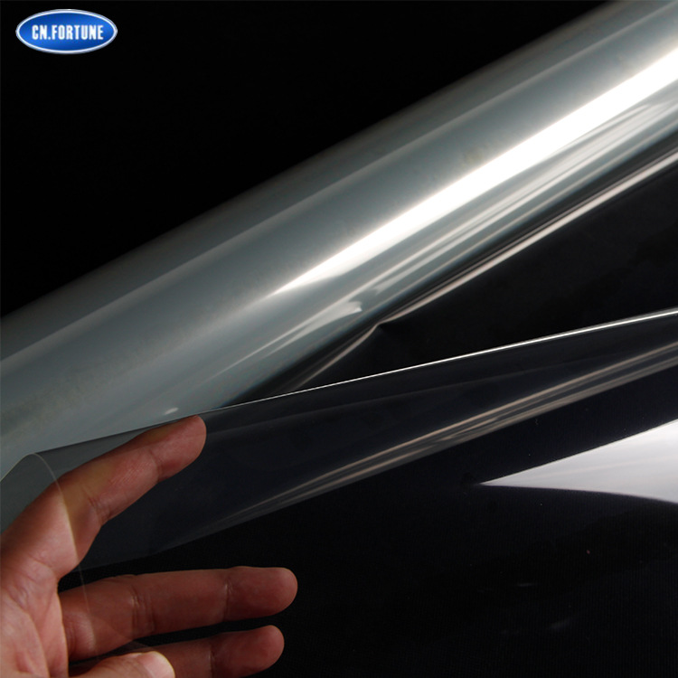 Picture of Indoor transparent PET film water-based transparent film PET material anti-foam plastic hard film transparent film wholesale