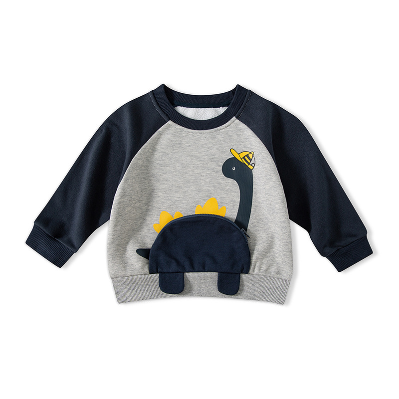 Picture of Fashion brand children's clothing wholesale new autumn and winter children's sweater three-dimensional dinosaur baby boys' clothes cross-border live broadcast supply