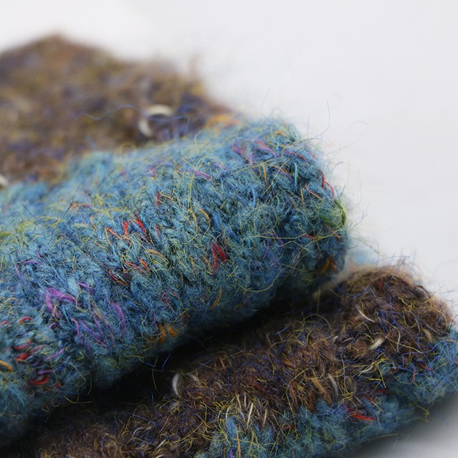 4.2 Skeins of Colorful Silk Bamboo Mohair, Bamboo Mohair, Fantasy Mohair, Fantasy Colorful Silk Mohair, Autumn and Winter Yarn