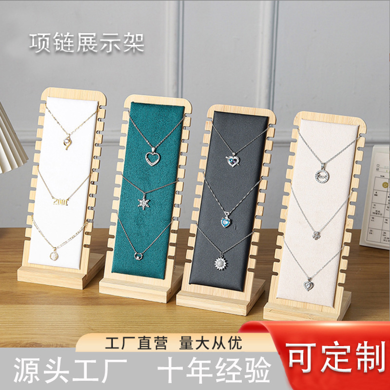 Picture of Jewelry Display Rack Jewelry Display Rack Pendant Necklace Display Rack Storage Rack Display Board Display Props Jewelry Rack