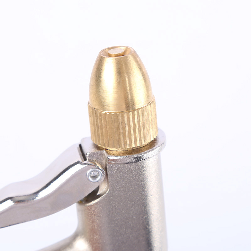 Picture of Factory Supply Household High Pressure Car Washing Water Gun Garden Watering Tools Copper Plated Aluminum Alloy Frosted Electroplated Water Gun Head