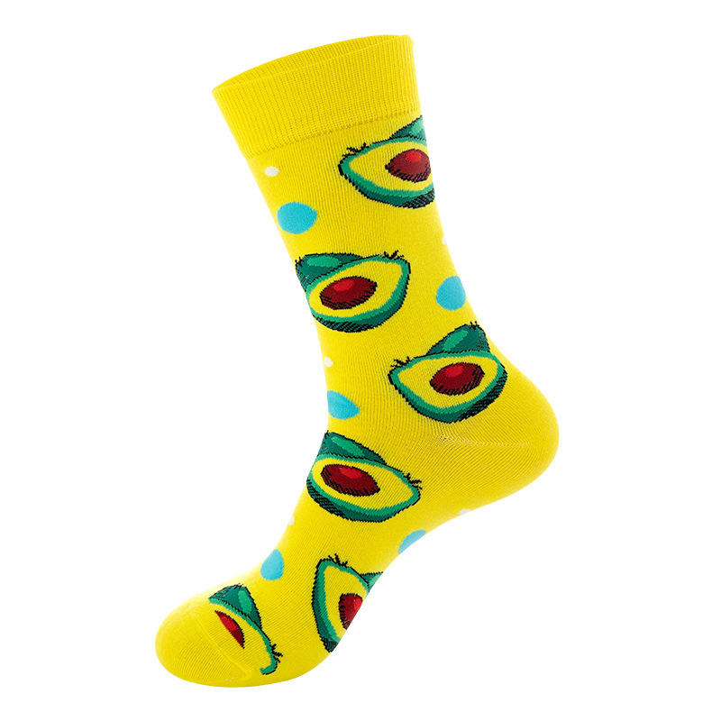 Picture of New Amazon Mid-Calf Socks for Men, Cotton, Women's European and American Ins Style Autumn and Winter Internet Celebrity Trendyy Socks Wholesale