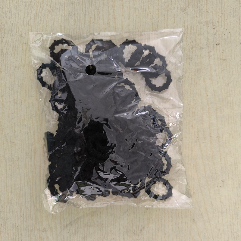 Picture of Single Wholesale Black Headband Hair Tie for Women Korean Style High Elasticity Does Not Hurt Hair Rubber Band High Ponytail Baby Hair Accessories