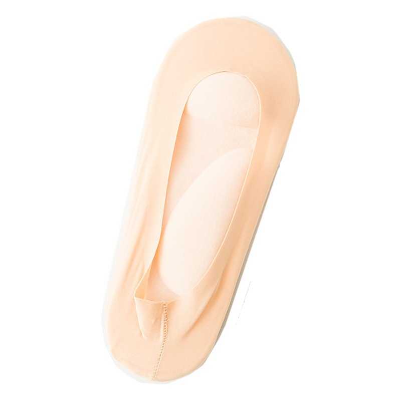 3D Boat Socks Stereo Sponge Ice Silk Invisible Socks Women's Shallow Top Boat Socks Massage Plus Size Socks High Heels Socks