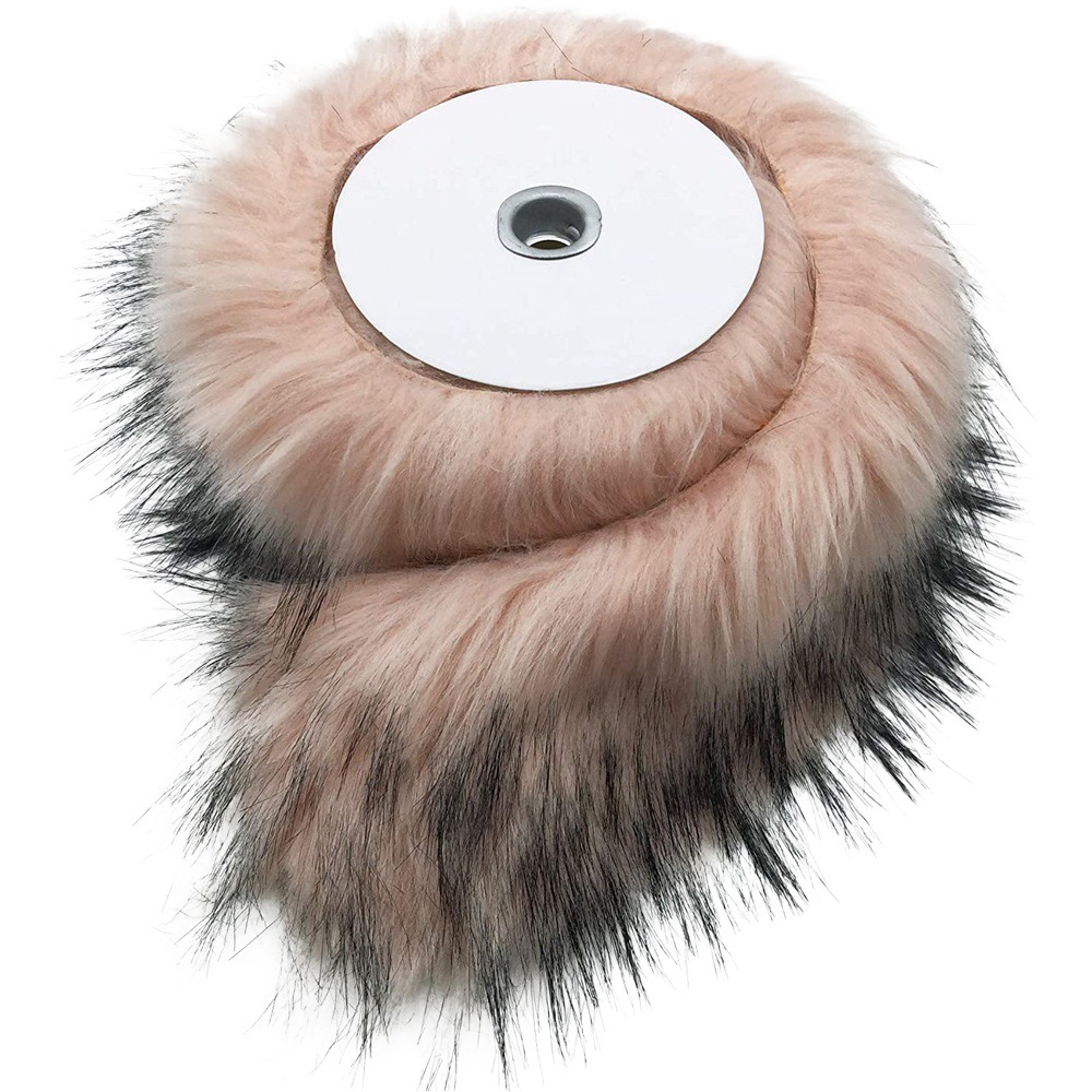 Ebay European and American Style Tops Raccoon Fur Collar Han Dynasty Fur Accessories Artificial Fur Collar Raw Edge Christmas Decoration