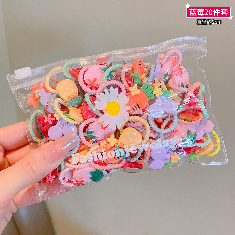 Picture of Children's rubber band does not hurt hair, good elasticity, Girl's rubber band, baby's hair rope, small size tie hair, hair ring, hair accessories
