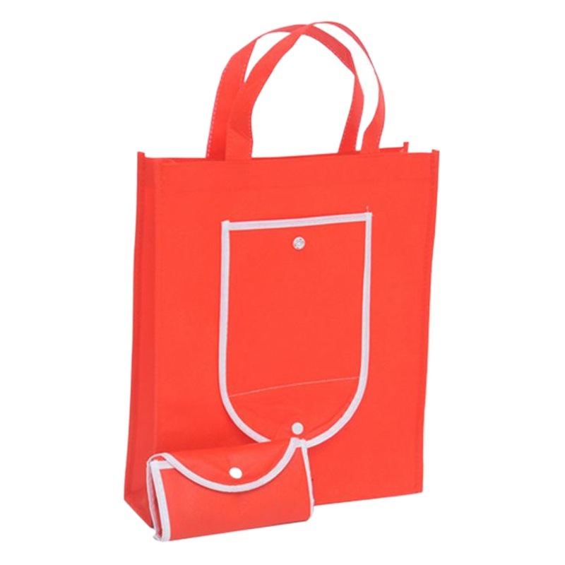 Non-Woven Bag Foldableable Bag Wallet Bag Ready-Made Bank Real Estate Promotional Gift Bag Can Be Printed with Logo
