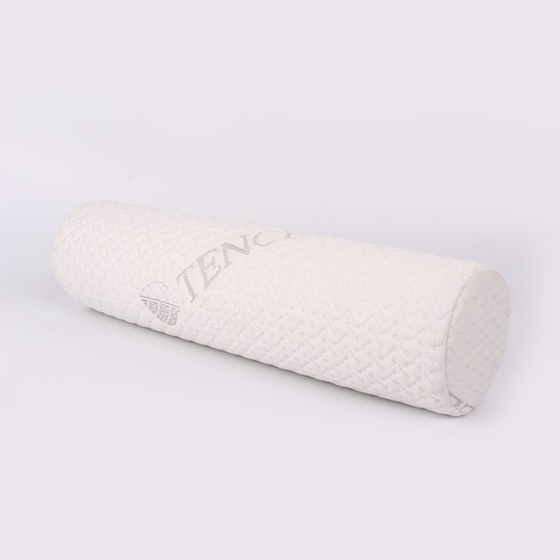 Picture of Neck Pillow Round Head Pillow Cervical Pillow Memory Foam Pillow Core Cylindrical Pillow Cervical Pillow Cervical Pillow Lumbar Pillow