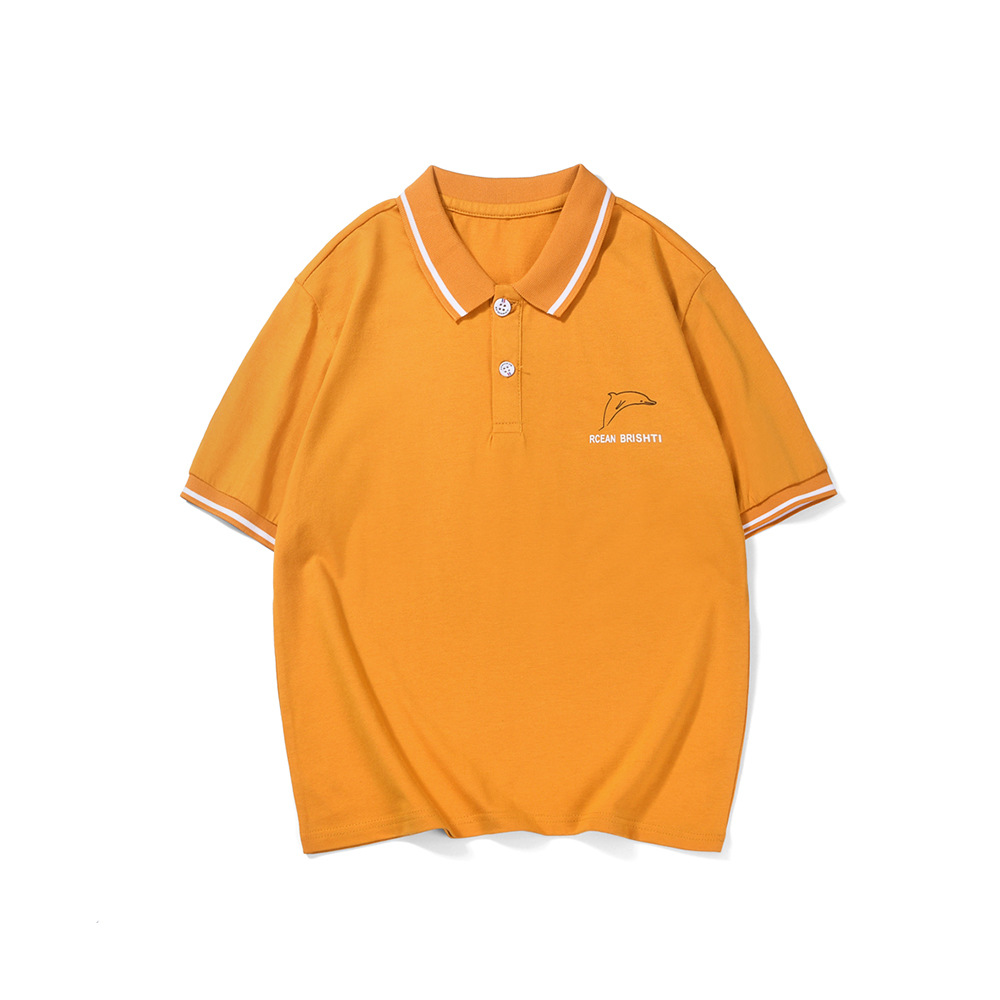Picture of Summer Korean version of the new boys short sleeve cotton POLO short sleeve shirt children's lapel jacket T-shirt wholesale