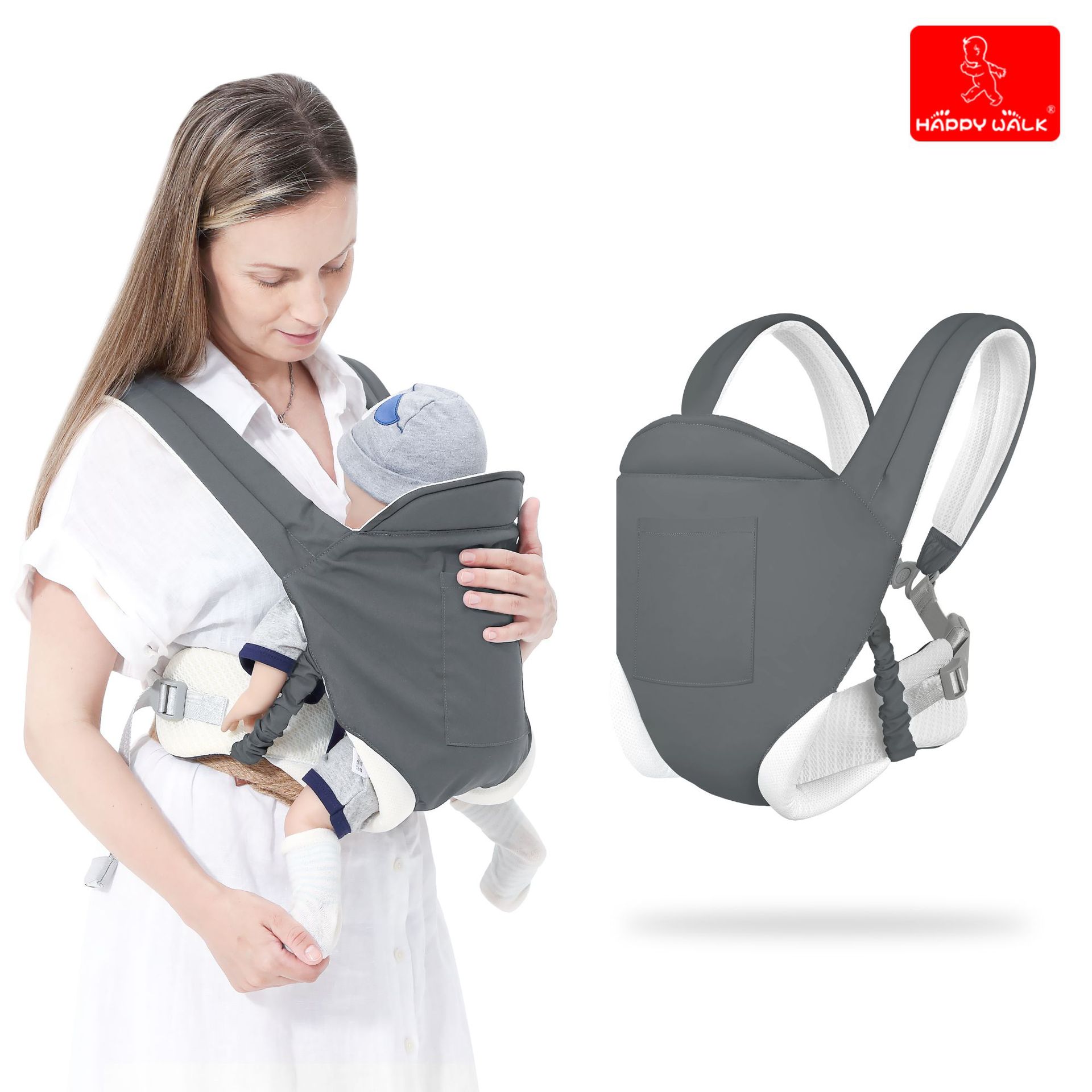 Picture of Baby strap baby travel backpack newborn four seasons available simple backpack multifunctional baby holding gadget