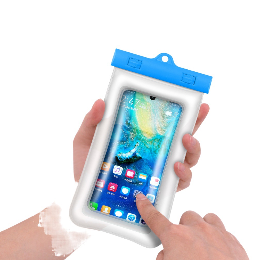 Summer new swimming waterproof bag water park floating inflatable waterproof bag tpu airbag mobile phone waterproof bag
