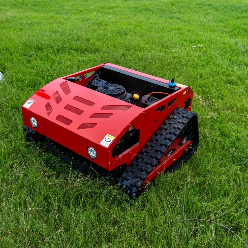 Picture of Source Manufacturer Remote Control Lawn Mower Robotic Lawnmower Ht800 Crawler Agricultural Weeding Machine