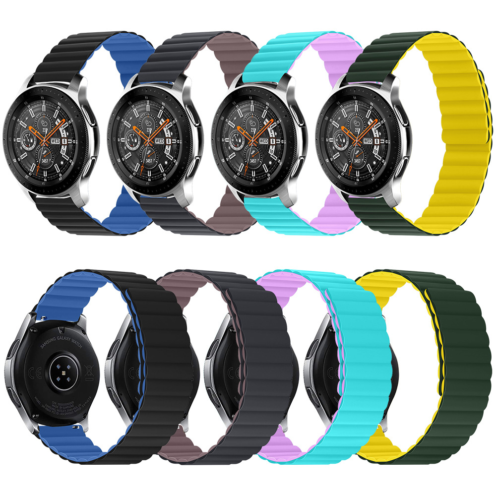 Picture of For Huawei GT magnetic silicone watch with Samsung gear S2 S3 strap 42mm 46mm 20mm/22mm