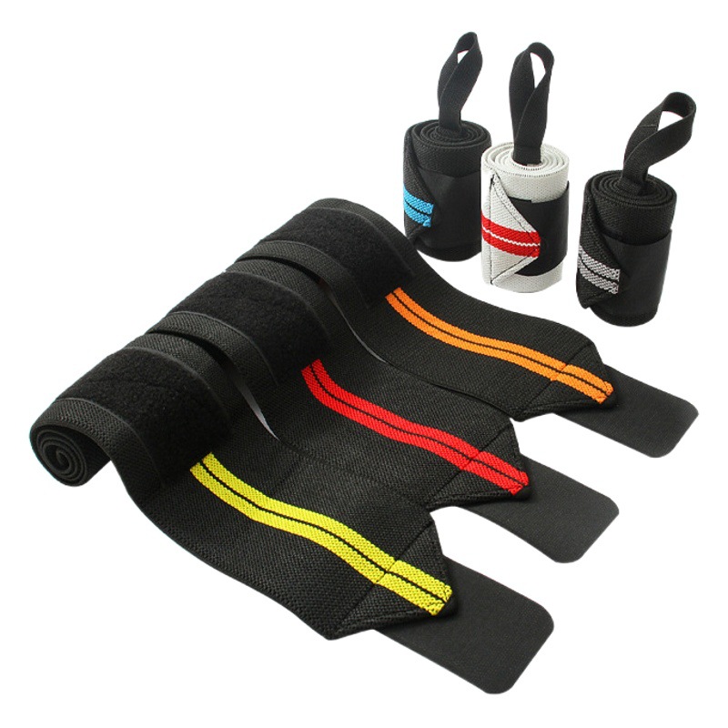 Wrist Guard Fitness Sports Protector Sweat Absorbent Booster Belt Lengthened Basketball Strap Lifting Strength Wrapping Wrist Guard