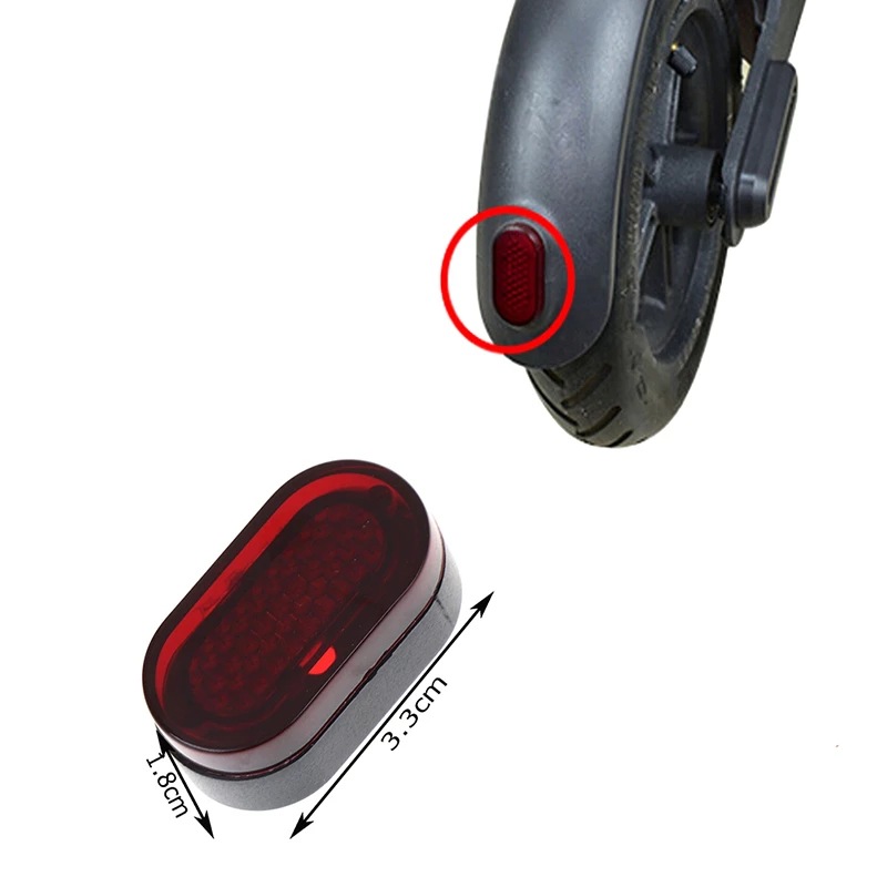 Picture of Electric Scooter with Wire Rear Tail Light M365 1S Electric Scooter Rear Fender with Chip Warning Light