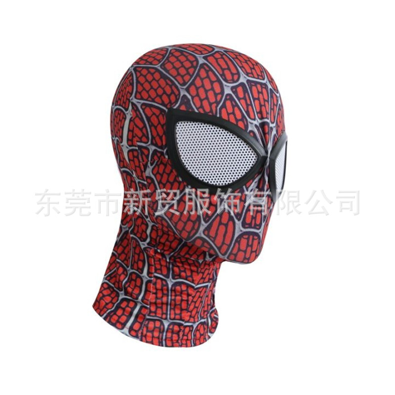 Picture of Spiderman Adult Mask Headgear Expedition Steel Miles Remy Mask Milk Silk Headgear Halloween Mask